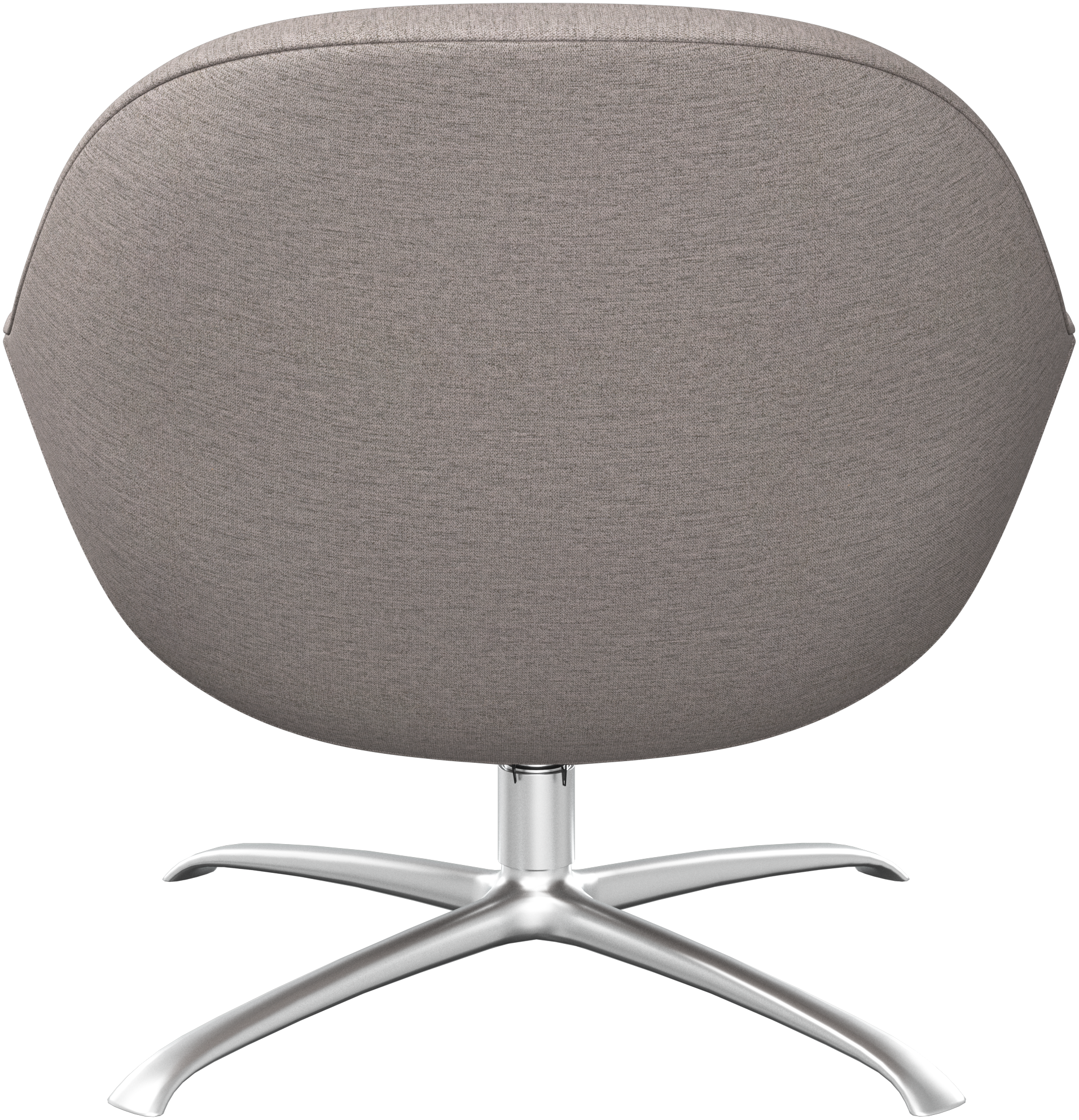 BoConcept Veneto armchair with swivel function - aluminum / beige